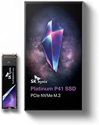 [해외] SK 하이닉스 플래티늄 P41 2TB PCIe NVMe Gen4 M.2 2280 내장 SSD l Up to 7, 000MB/ S l 컴팩