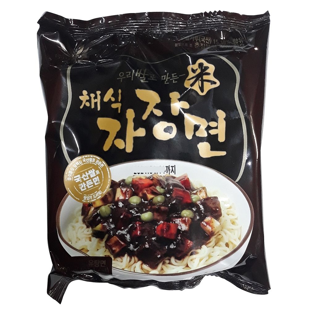새롬식품 새롬 우리쌀로 만든 채식 자장면 108g 4개