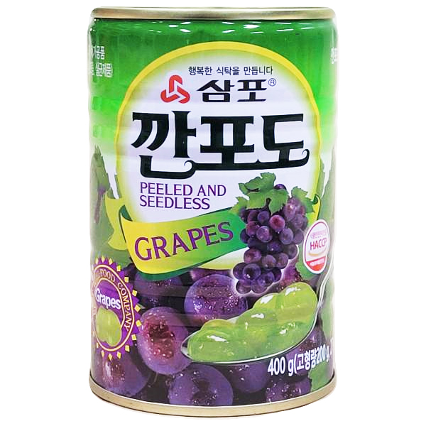 정푸드 삼포 깐포도 400g 24개
