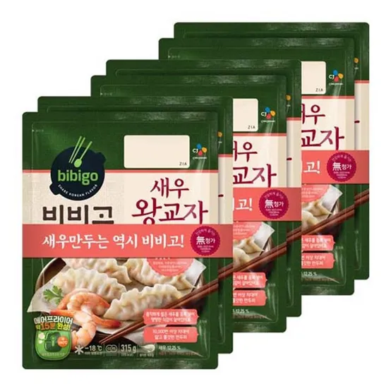 [CJ직배송] 비비고 새우왕교자315g*2ea X 3개