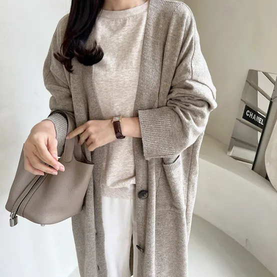 걸스데일리 / 걸스데일리/뉴온 롱 가디건/ 루즈핏 가디건