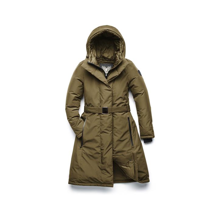 노비스 노비스 라라 레이디스 벨트 롱패딩 카키 LARA-FAT