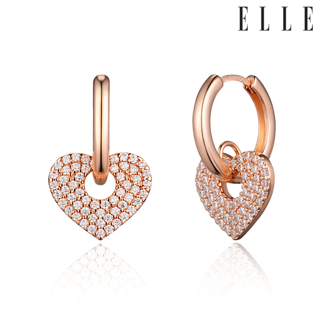 14K GF 아모르 하트 귀걸이 ELGPEE473