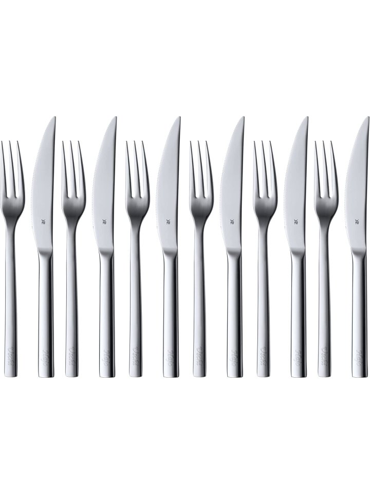 WMF Nuova 1291436046 steak knives and forks 12 pieces