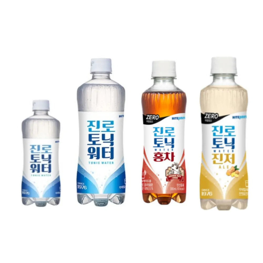 토닉워터 제로 토닉 300 600 대용량 토니워터 탄산수 진저에일 홍차 피치 (진로토닉워터 300ml x 6개)