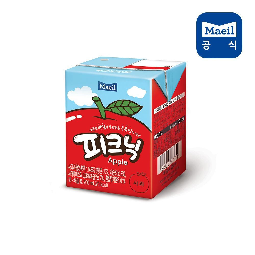 매일 피크닉 사과 200ml 72팩