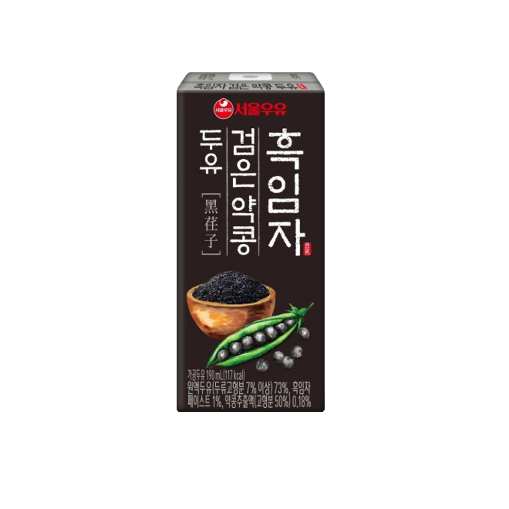 서울우유 흑임자 검은약콩 두유 190ml x 60팩