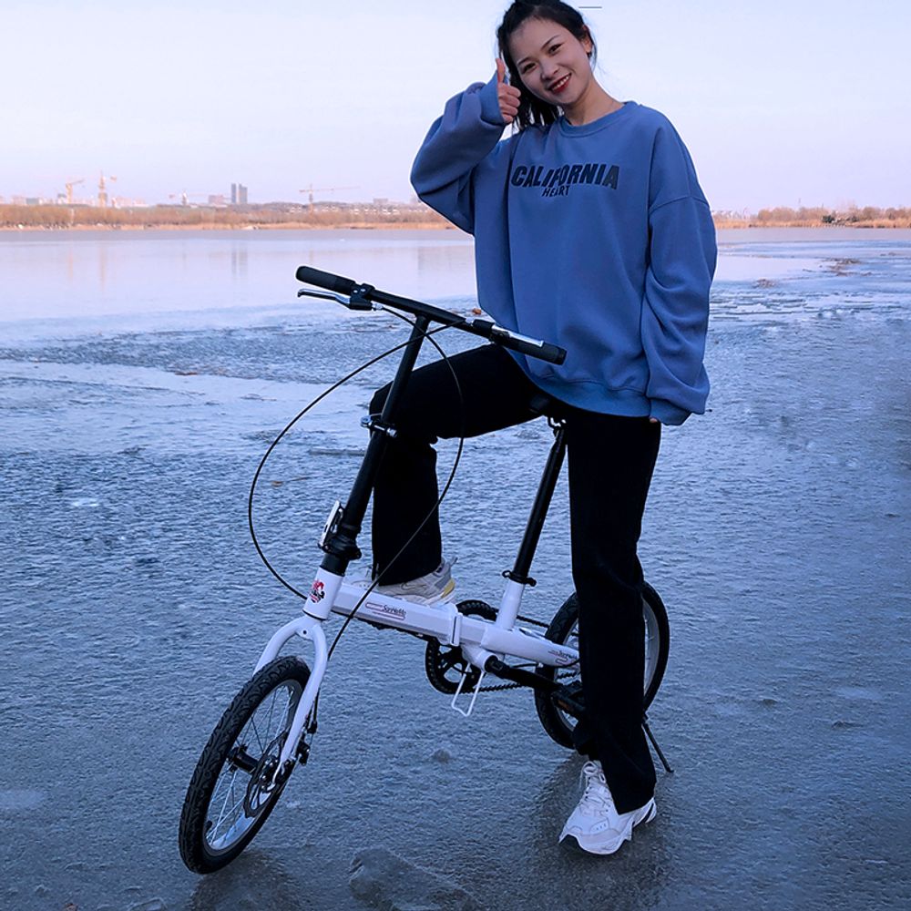 겨울 자전거 출퇴그