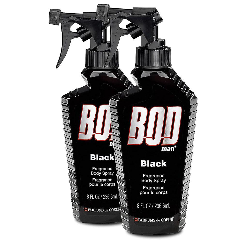 2개세트 보드맨 프래그런스 바디 스프레이 BOD Man black 236ml+236ml