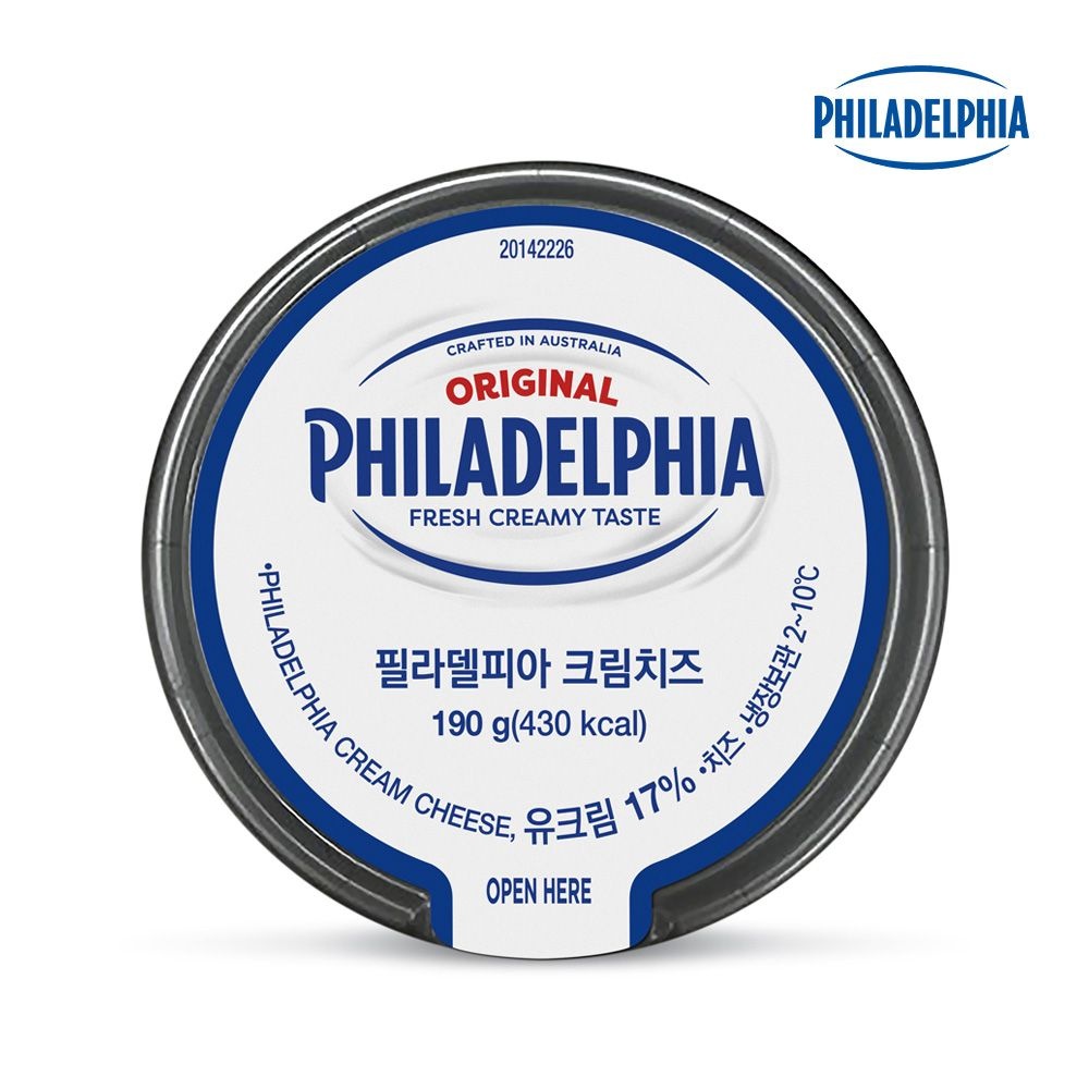 [오늘출발] 필라델피아 크림치즈 플레인 190g