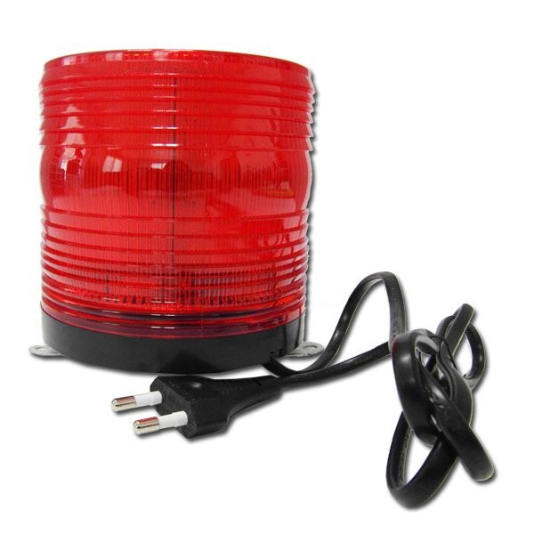 LED 경광등 100mm A/C 220V 브라켓식 (소리안남) 안전용품