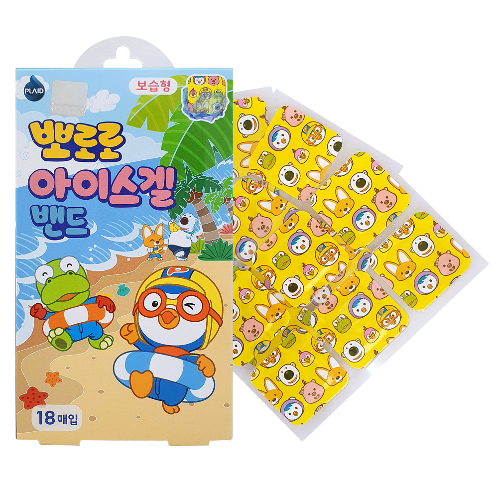 뽀로로 아이스겔 밴드 18매입 보습형