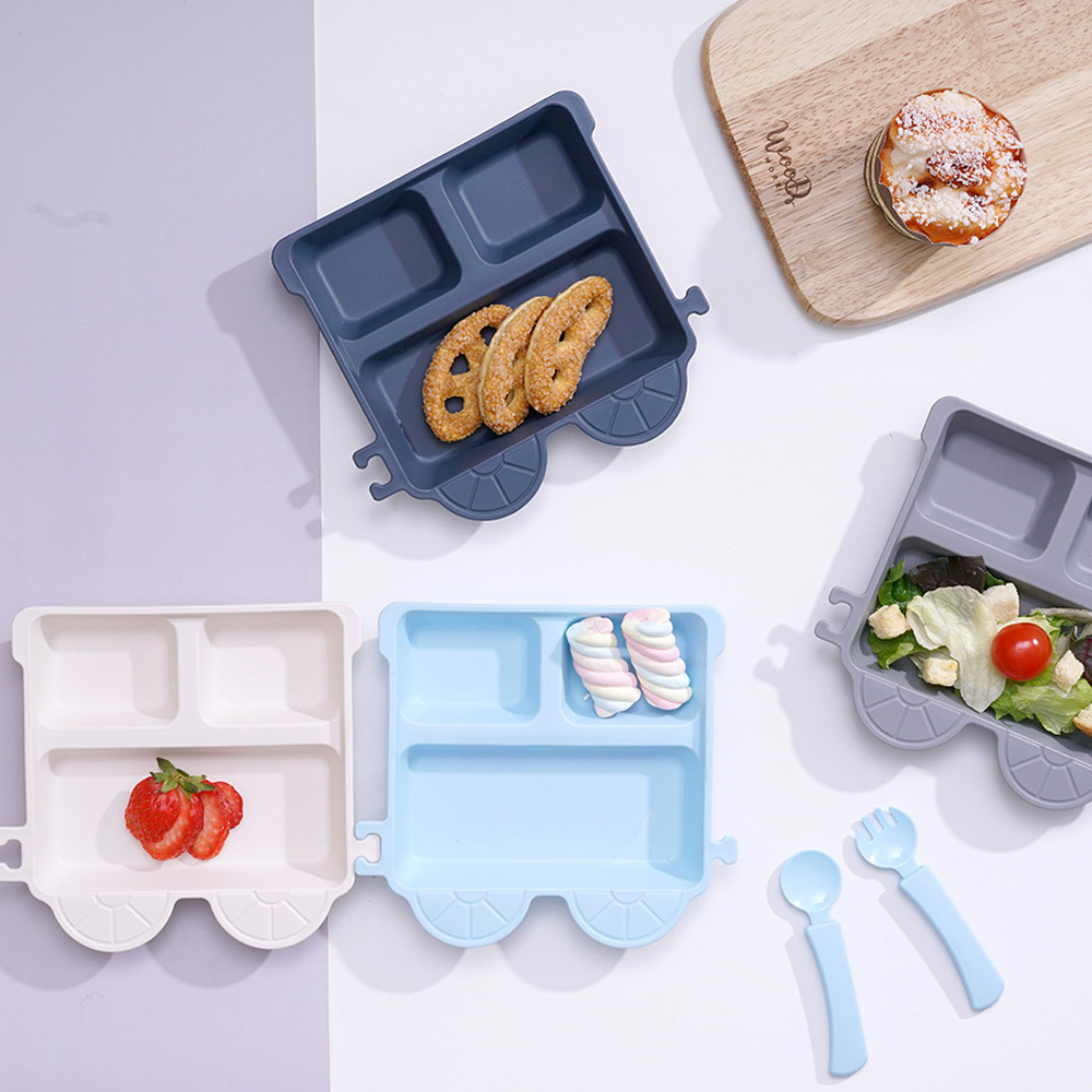 유원피에스 보노하우스 리틀보노 얌얌트레인 서브플레이트 기차모양 유아식기 BPA free 밥 안먹는 아이