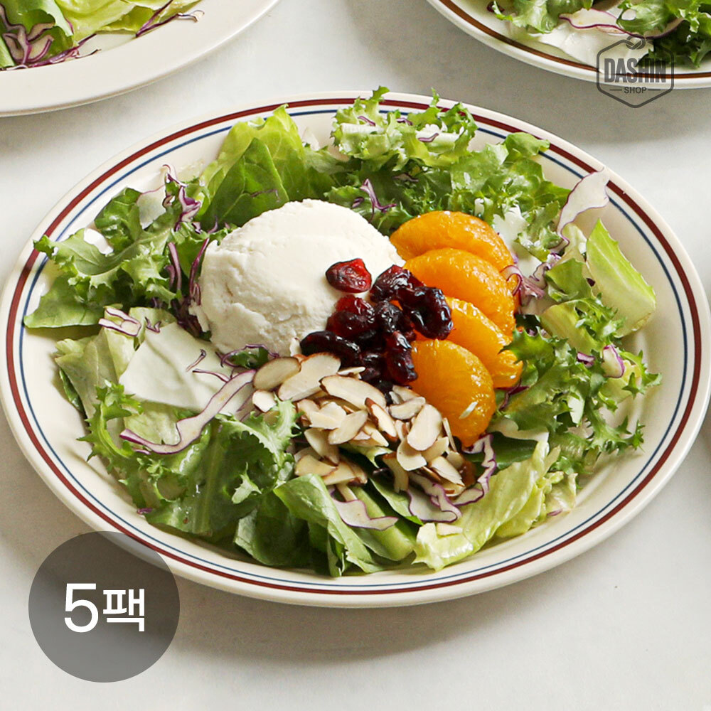 ㈜퍼니엠 다신샵 [다신샵] 탄단지 균형잡힌 프리미엄 도시락 한스푼샐러드 리코타치즈 5팩 (무료배송)