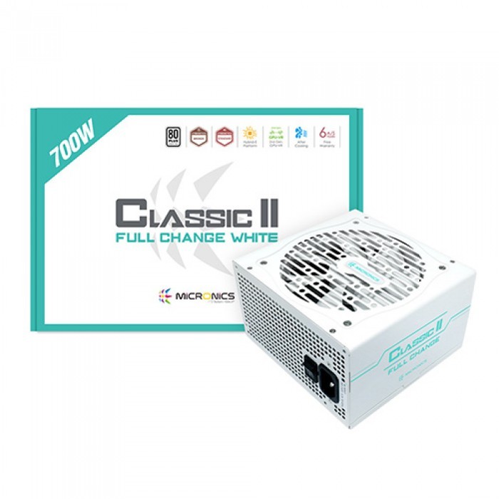 마이크로닉스 (카드추가할인) 마이크로닉스 Classic II 풀체인지 700W 80PLUS 230V EU 화이트 (정품) 무상보증 a/s 6년 당일발송 안전포장