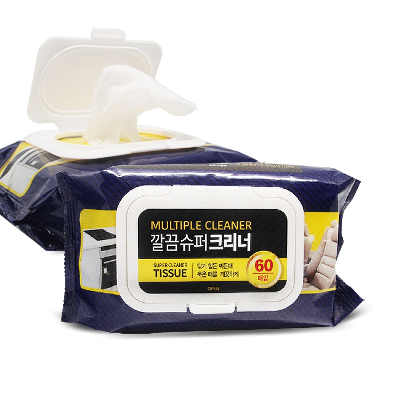 만능 티슈크리너 컴퓨터청소 먼지제거제 물티슈 기름때 찌든때 세정제