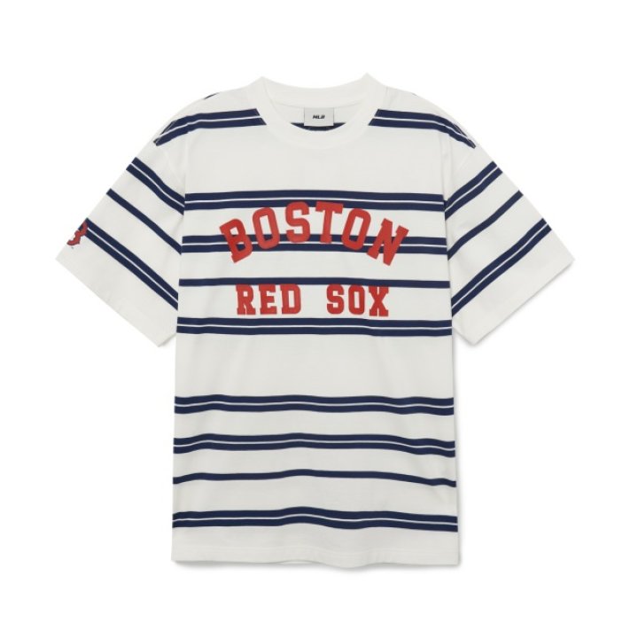 MLB Korea Monogram Unisex Street Style Logo T-Shirts (3ATSM0233