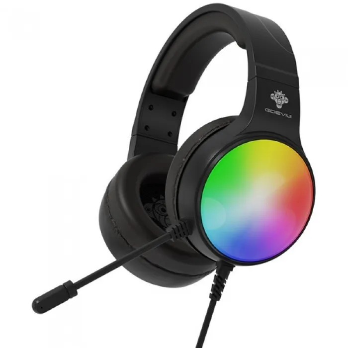 GDEVIL 지데빌 G535 AURORA 가상 7.1채널 RGB 게이밍 헤드셋
