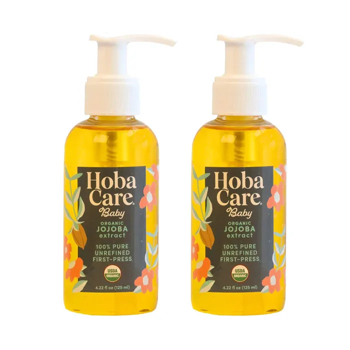 [해외] 더호호바컴퍼니 100% 유기농 베이비 호호바 오일 125ml 2개 / The Jojoba Company, Hobacare Baby Jojoba