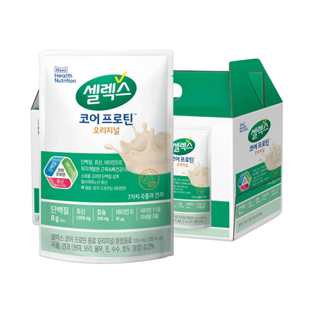 셀렉스 프로틴 음료 오리지널 파우치 125Ml 14입 : 롯데On