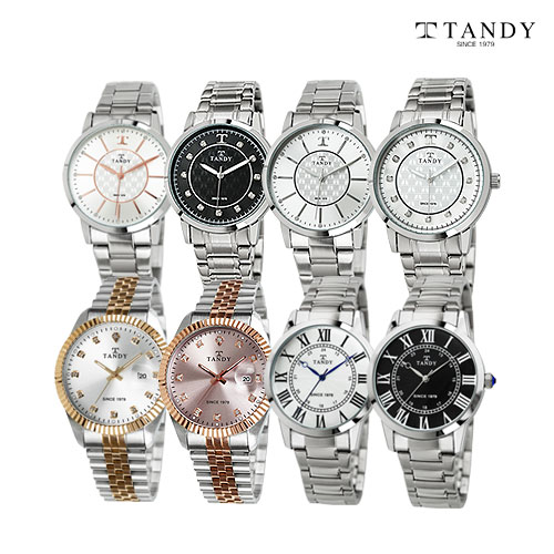 [TANDY] 탠디 남녀 커플 메탈 가죽 손목시계 24종