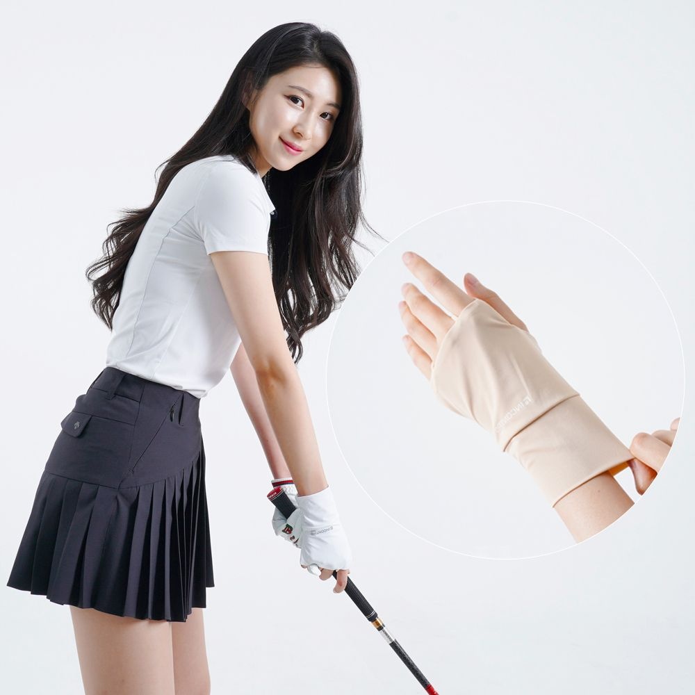 [오늘출발] 엔조이핏 자외선차단 골프 오른손 냉감 쿨 손등 장갑 토시 가리개