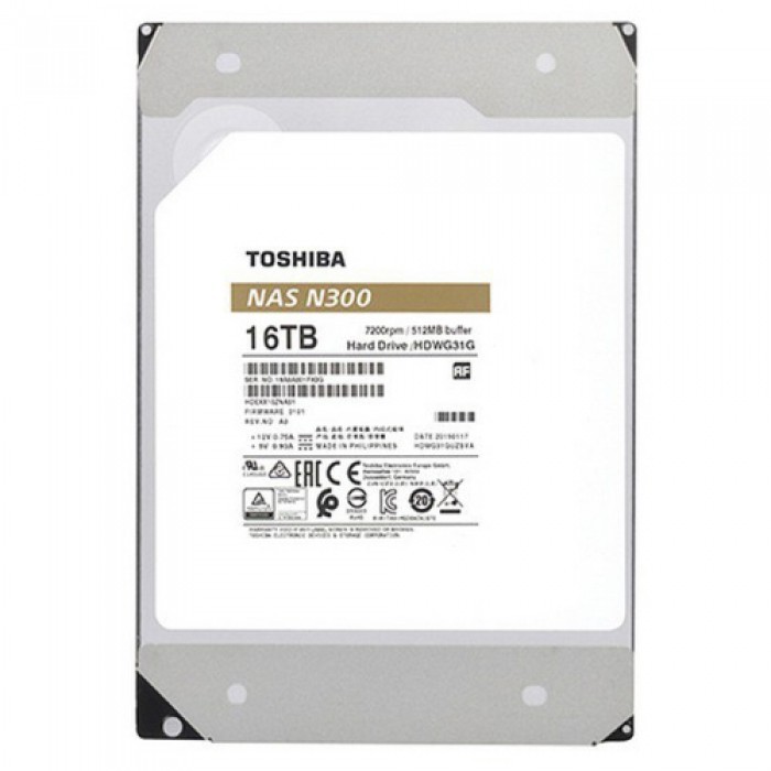 도시바 [카드추가할인] 도시바 N300 7200/512M (HDWG31G, 16TB) 정품 / HDD / NAS용 / 안전포장"