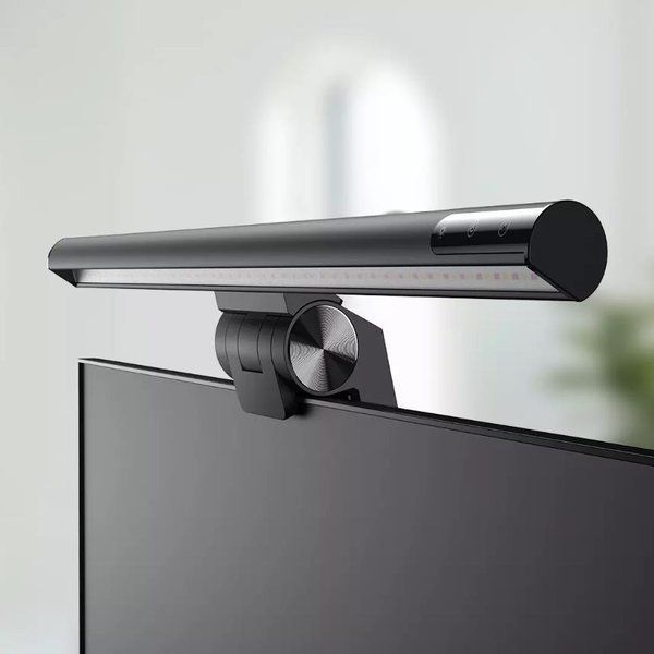 [해외] 베이스어스 i-wok 모니터 조명 USB비대칭 광원 클립형 LED 스크린바 블랙