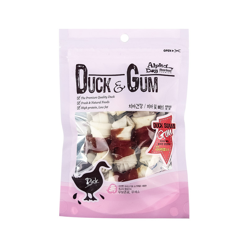 부명 [20%선착순중복쿠폰] 알파독 오리사사미껌2.5 70g