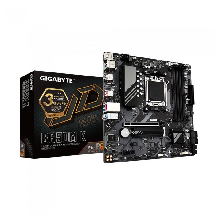 기가바이트 GIGABYTE B650M K 제이씨현 AMD 메인보드