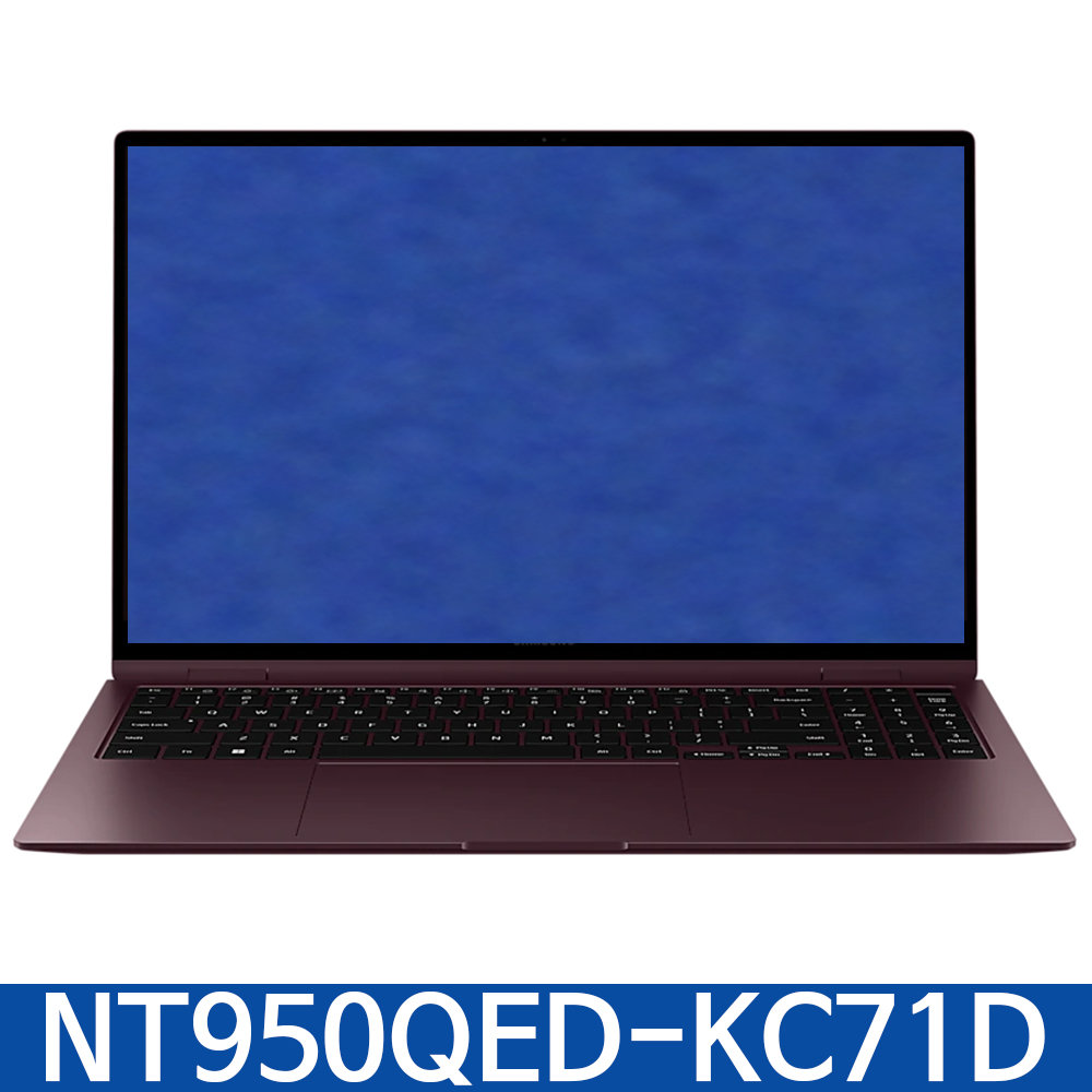 삼성전자 삼성 갤럭시 북2 Pro 360 NT950QED-KC71D 39.6 cm Core™ i7 / 512 GB NVMe SSD 버건디 / KN