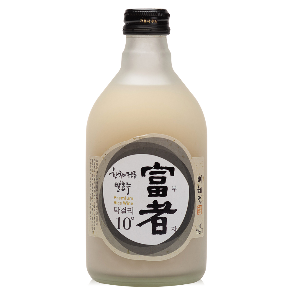 배혜정도가 부자막걸리 10도 375ml 무감미료