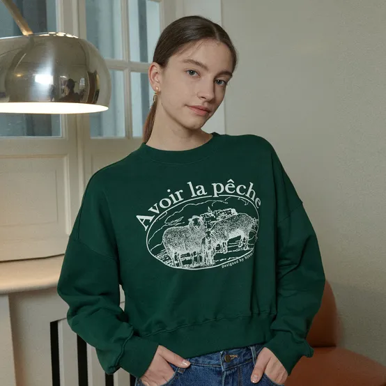 AW22 Part1. Avoir Sheeps MTM_Forest Green_BDF-TS02-01F