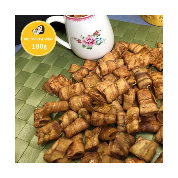 [태국과자여행] 바삭하고 달콤한 롤바나나 칩 180gx2봉