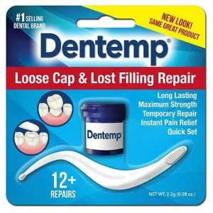Dentemp Loose Cap Lost Filling Repair Kit 치과