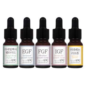 EGF FGF IGF 이데베논 아세틸헥사펩타이드 원액 앰플 나이아신아마이드