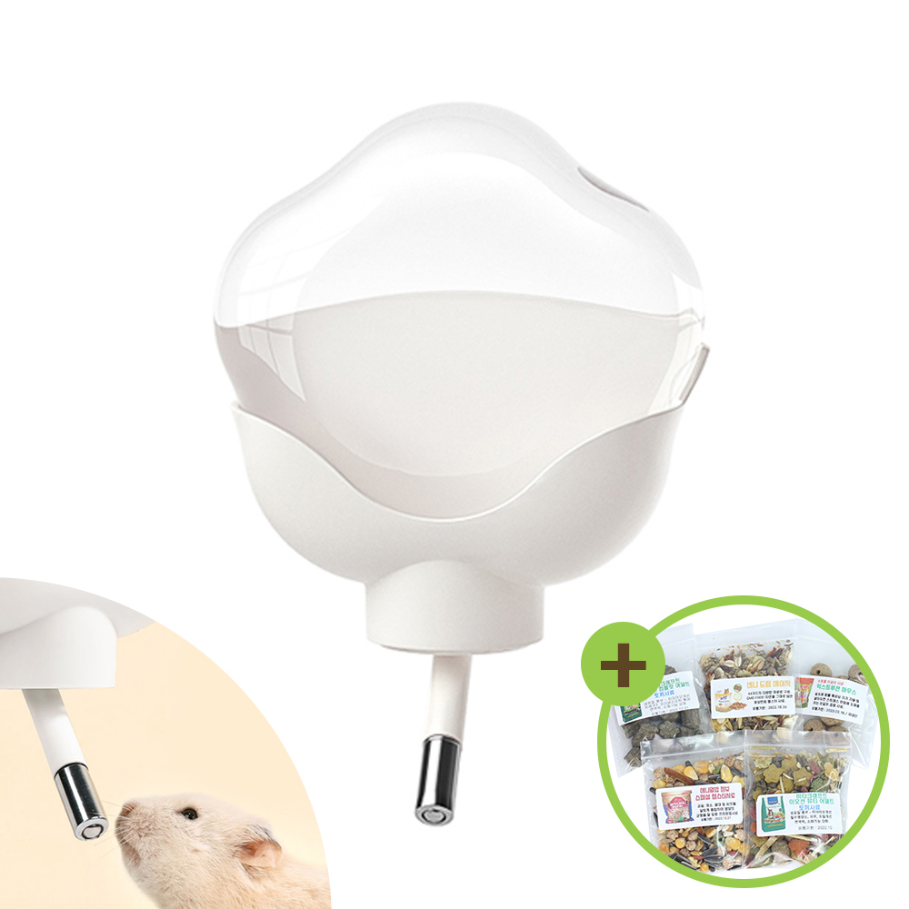 카르노 풍선꽃 물병 500ml 햄스터 토끼 급수기 WJ-4