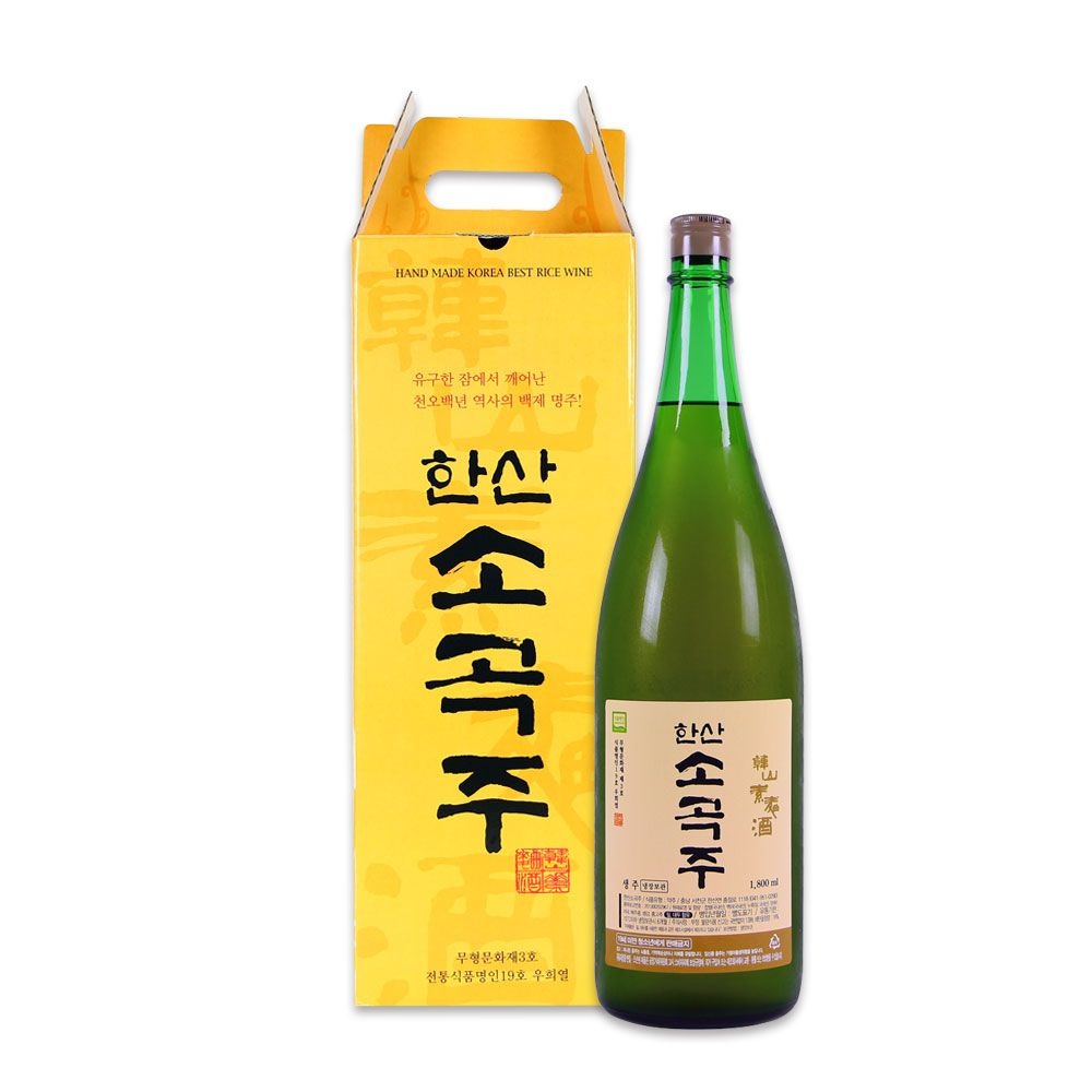 한산소곡주 우희열 명인 한산 소곡주 생주 1.8L(18%)