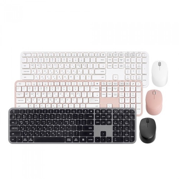 [오늘출발] 한성컴퓨터 한성 LKM500 Win/Mac 무선 키보드마우스 세트 (블랙)