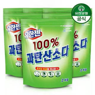 유한젠 과탄산소다 2kg 파우치 (산소계표백제) x 6개