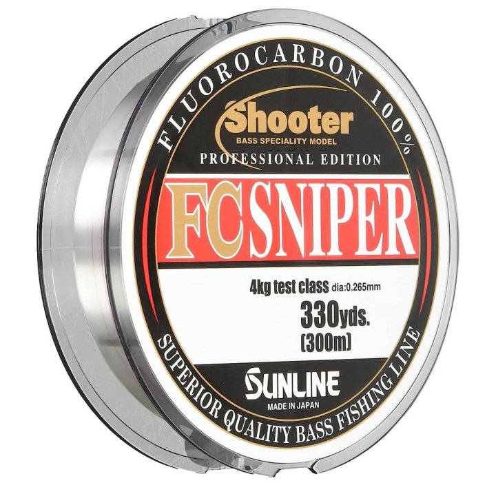 선라인 라인슈터 300m 7LB 1팩 클리어 SUNLINE Fluorocarbon Line Shooter, Sniper, Natural  Clear : 롯데ON