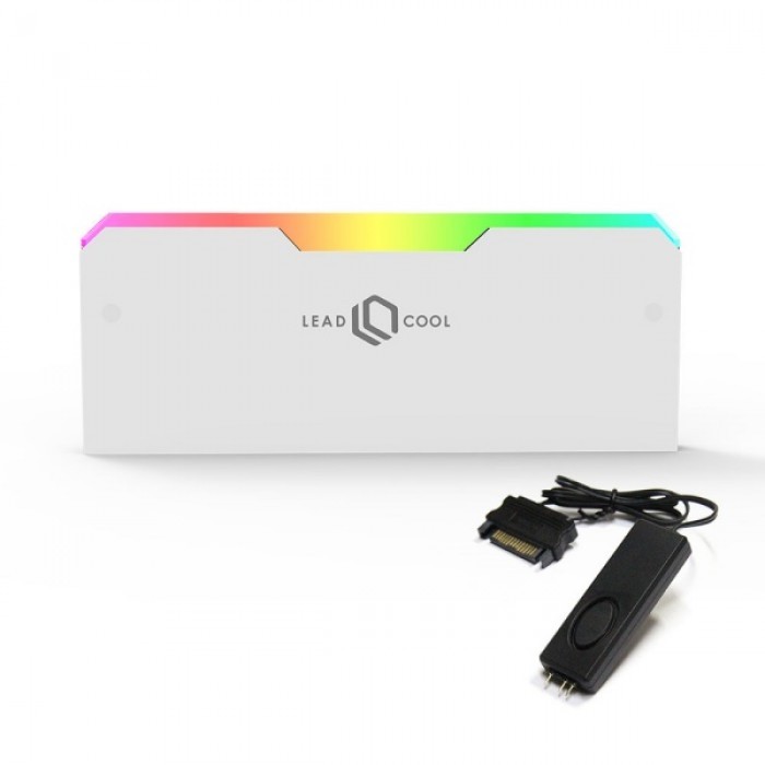 리드쿨 LEADCOOL RH-1 EVO ARGB 메모리 방열판 화이트 KIT (1PACK/Controller)