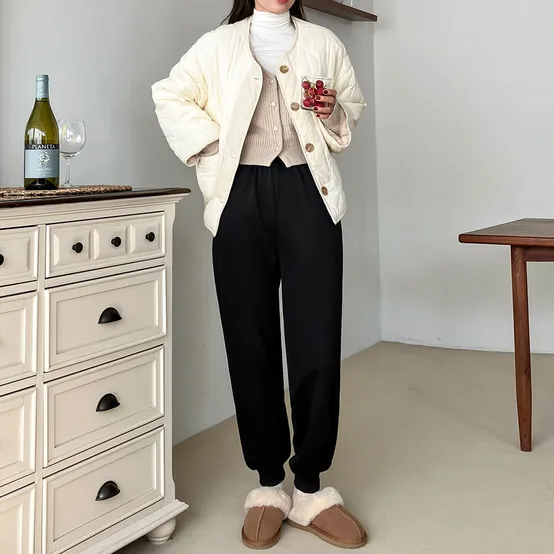 필수데일리기모조거팬츠