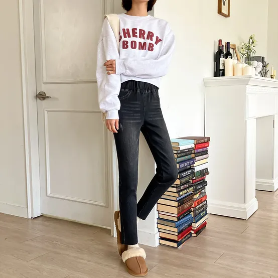 앗뜨거본딩구제팬츠