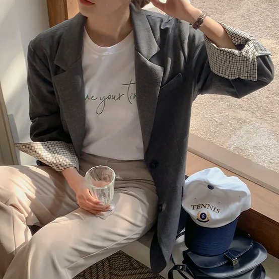 오즈니 루즈핏 싱글 자켓 69231 빅사이즈 여성의류