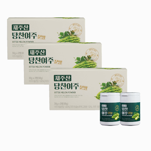 [GBMS] 제주산 당찬여주 분말 3박스 (30g x 6통)