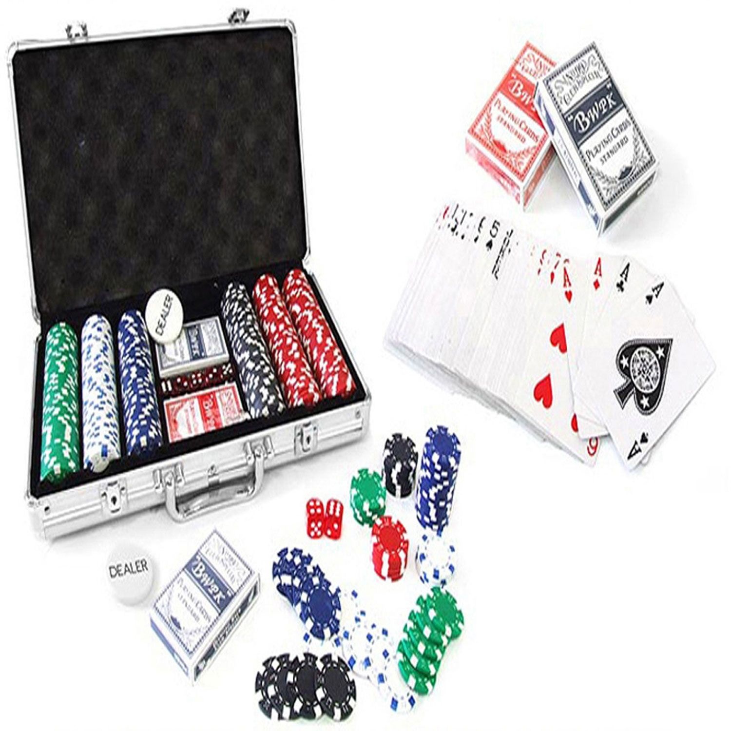 [ipona][오늘출발] 3가지타입 카지노칩 세트 숫자칩 세븐 포커카드 500p 300p 포커칩