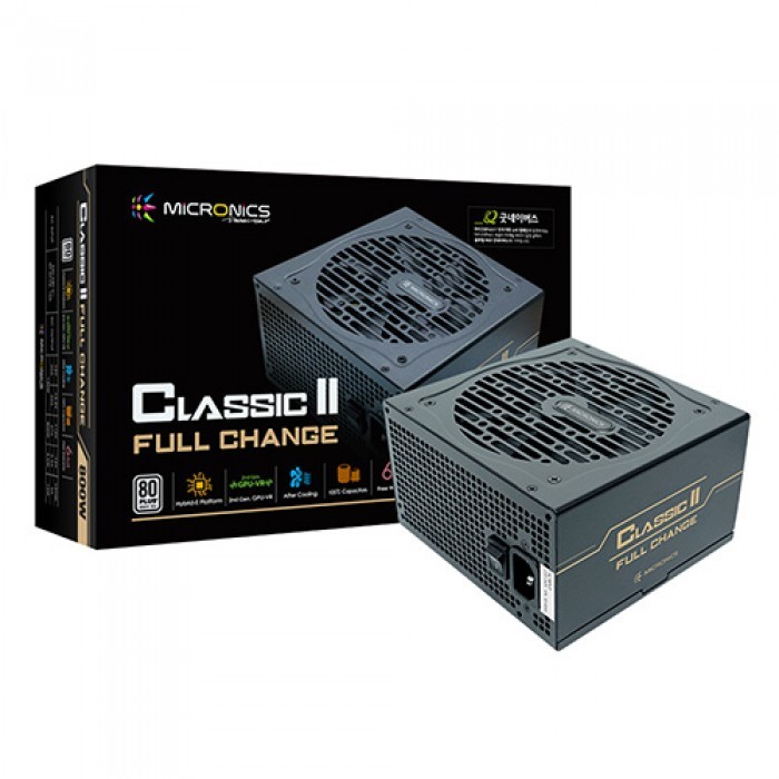 마이크로닉스 Classic II 풀체인지 800W 80PLUS 230V