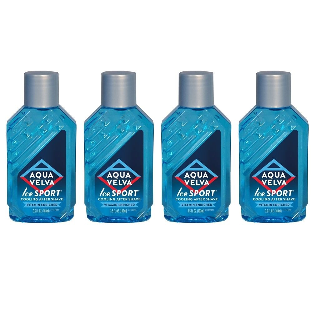 아쿠아 벨바 [해외] Aqua Velva Ice Sport Cooling After Shave 미국 아쿠아 벨바 아이스 스포트 쿨링 애프터 쉐이브 스킨 103ml 4개