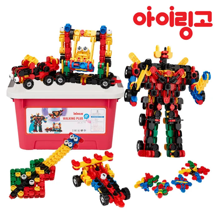 아이링고 워킹플러스 알파 3D 관절 블록장난감 395pcs